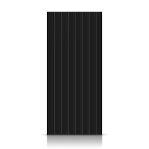 42 in. x 80 in. Hollow Core Black Stained Composite MDF Interior Door Slab