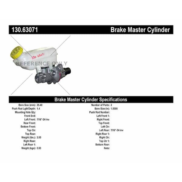 Centric Parts Brake Master Cylinder