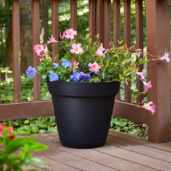  Gardening Pots, Planters & Accessories - Black / Gardening  Pots, Planters & Acce: Patio, Lawn & Garden