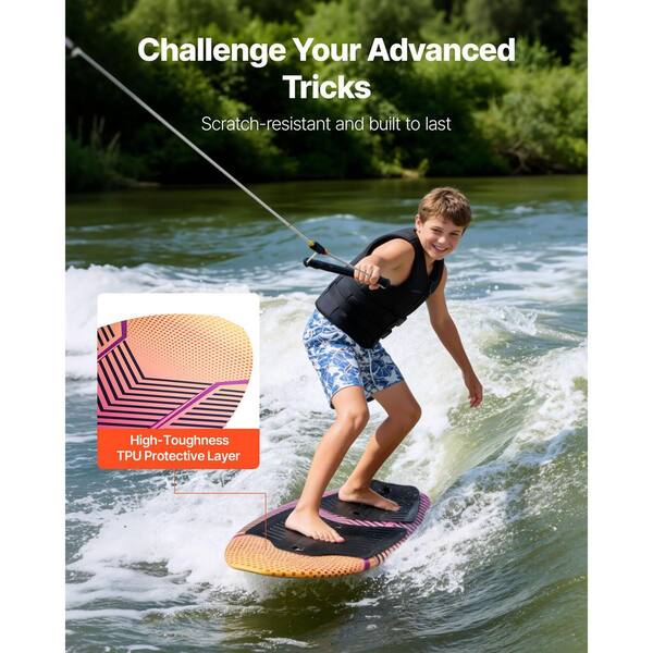 SKYSHALO 45 in. Wakesurf Board for Youth (up to 110 lbs. ) with