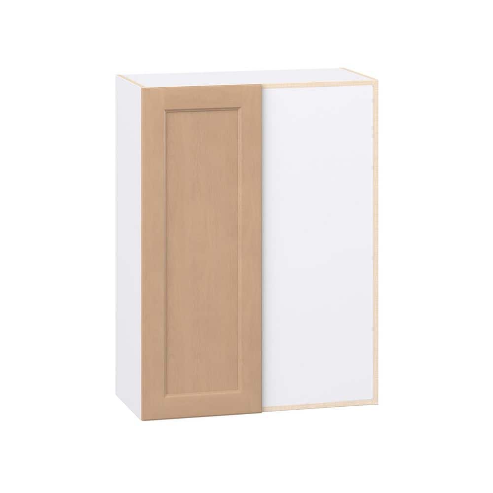 Lakewood 30 in. W x 14.75 in. D x 40 in. H Shaker Assembled Wall Blindcorner Right Kitchen Cabinet in Sugar Cookie price history on PriceWatchPro