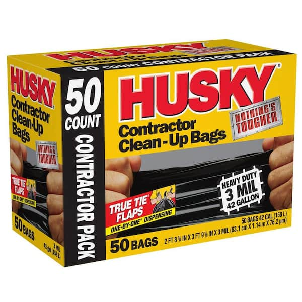 Husky 42 Gal. Contractor Bags (50-Count)