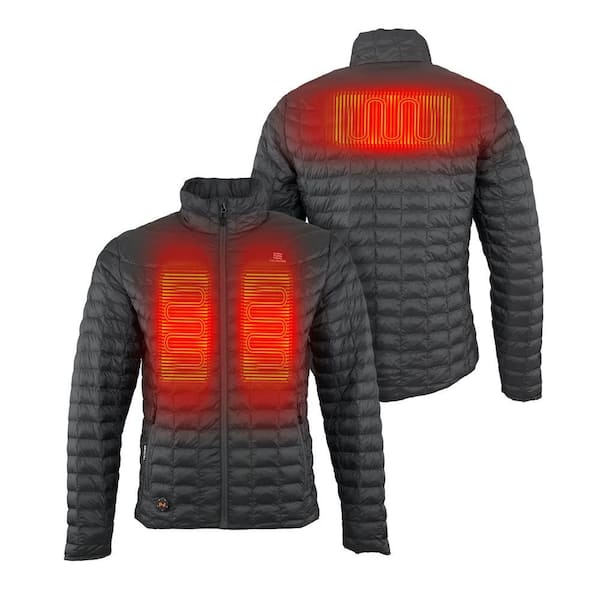 Backcountry Heated Jacket with 7.4-Volt Rechargeable Lithium-Ion USB Battery