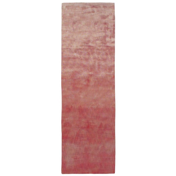 HomeRoots 2 x 8 Red Chevron Runner Rug