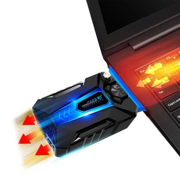 Etokfoks USB Laptop Fan Cooling Pad Mini Vacuum Air Extracting USB ...