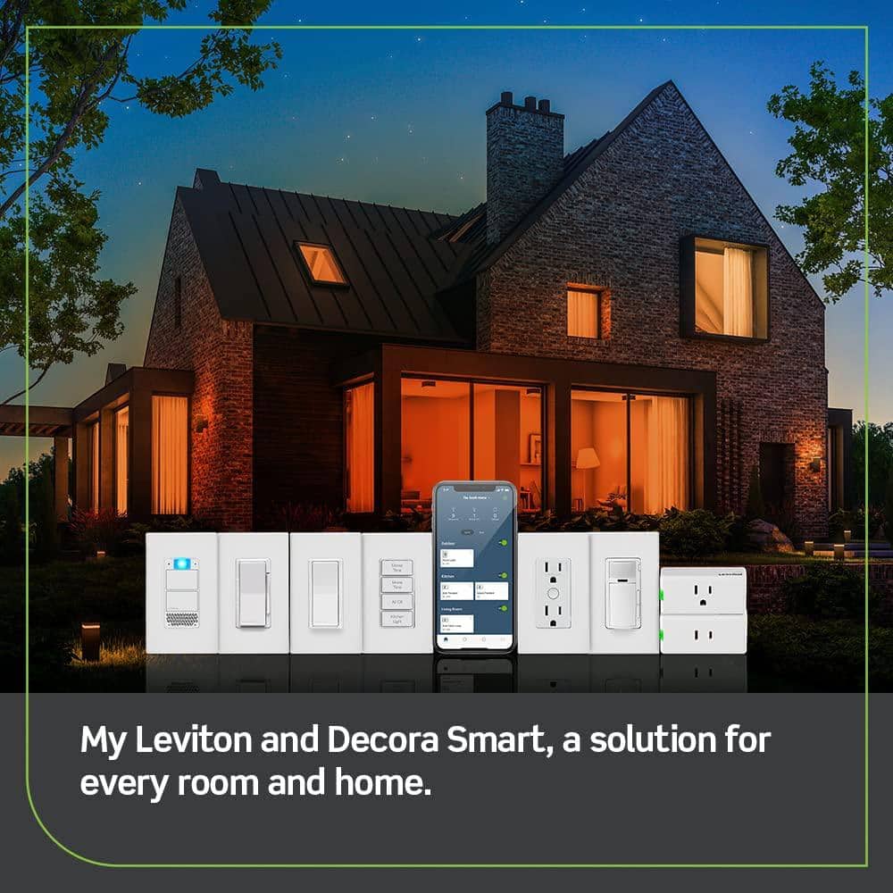 White Wi-Fi Smart Scene Controller Switch with Voice Control