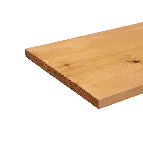1 in. x 8 in. x 4 ft. Natural Western Red Cedar Board Appearance Grade S1S2E 8-Pieces Pack