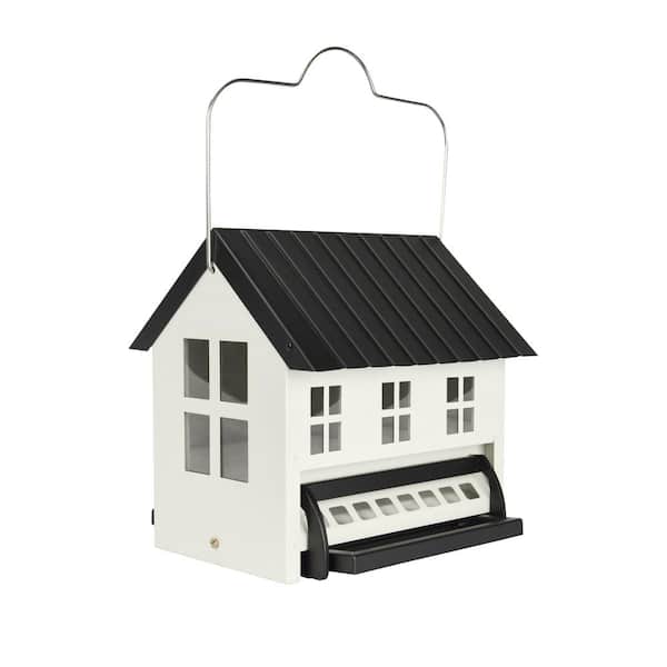 Unbranded Choice White Metal Hopper Bird Feeder
