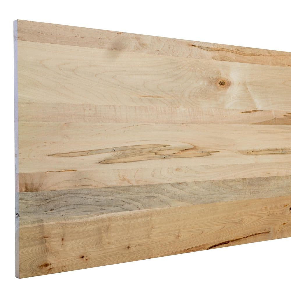 1 in. T X 24 in. W x 4 ft. L Edge Glued Unfinished Ambrosia Maple Hobby Board price history on PriceWatchPro