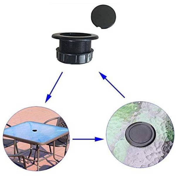 Angel Sar Parasol Umbrella Hole Ring Plug and Cap Set for Patio Brown RTOM4504 - The Home Depot Angel Sar Parasol Umbrella Hole Ring Plug and Cap Set for Patio Brown RTOM4504 - The Home Depot