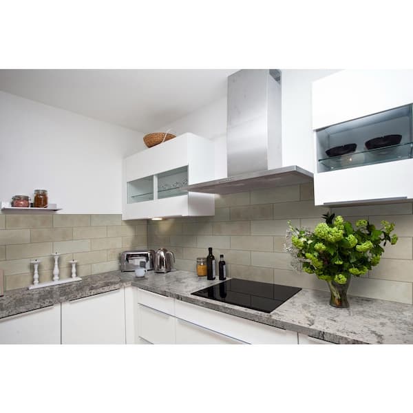 Ivory 4 in. x 12 in. Honed Travertine Floor and Wall Tile (2 sq. ft. / case)