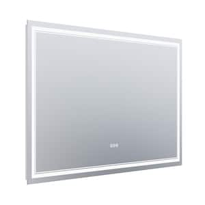 60 in. W x 36 in. H Frameless LED Wall Mounted Bathroom Vanity Mirror Light Anti Fog, Dimmable, Tricolor Temperature