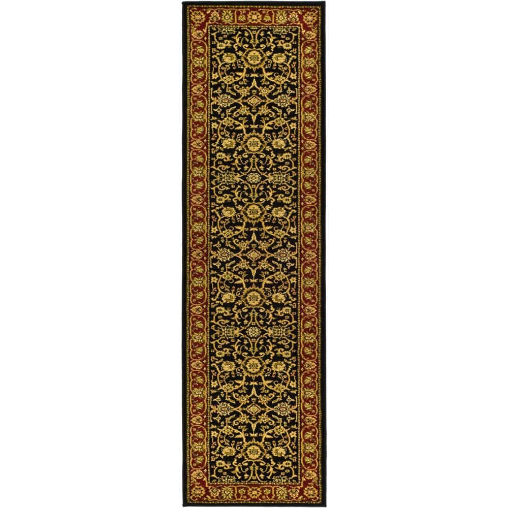 Lyndhurst Black/Red 2 ft. x 22 ft. Border Runner Rug price history on PriceWatchPro