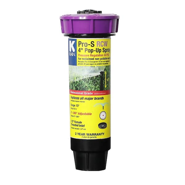 K-Rain Pro-S 15 ft. Adjustable Pattern 4 in. Pop-Up Reclaimed PR30 Spray Head Sprinkler