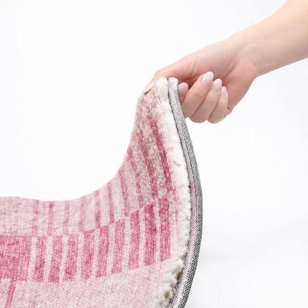Dream Shag Premium Machine Washable Abstract ADS686 Honey 9 ft. x 12 ft. Area Rug