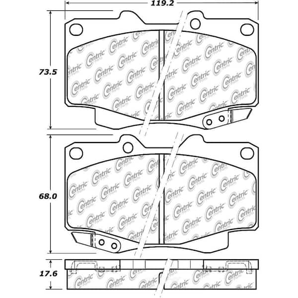 Centric Parts Disc Brake Pad Set