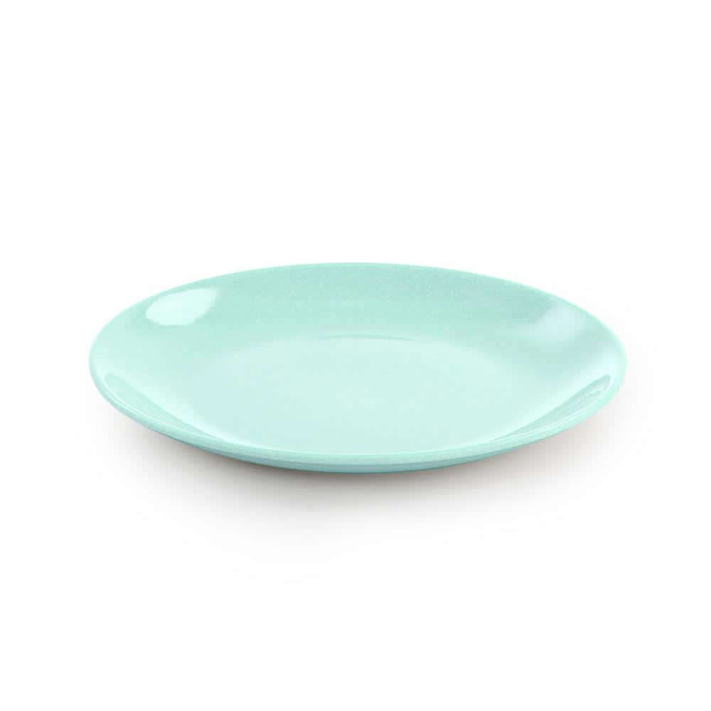 Blue Melamine 12-Piece Outdoor Dinnerware Set, Service for 4