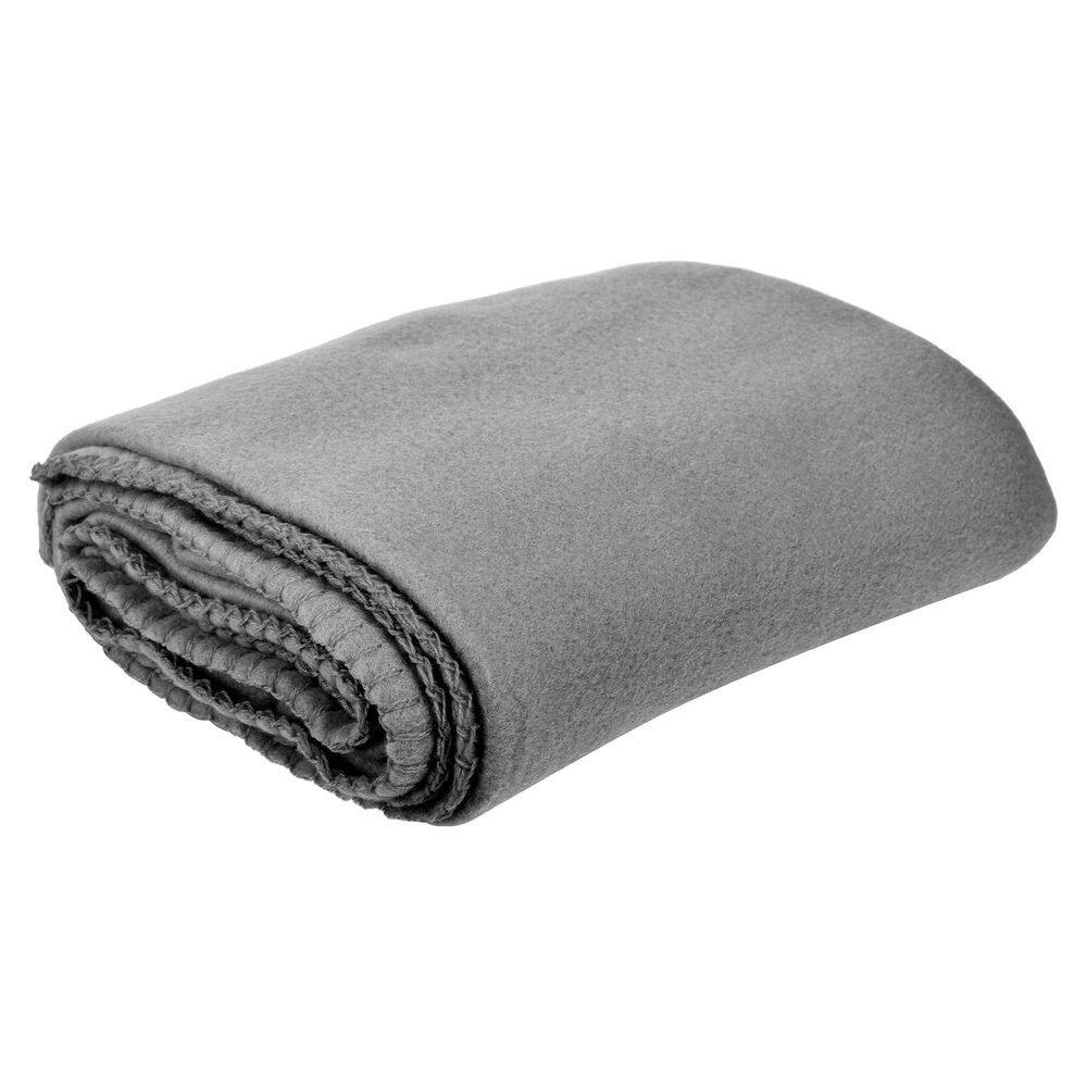 Gray 50" x 60" Soft Plush Fleece Throw Blanket