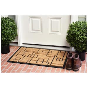 Social Square 24 in. x 36 in. Door Mat