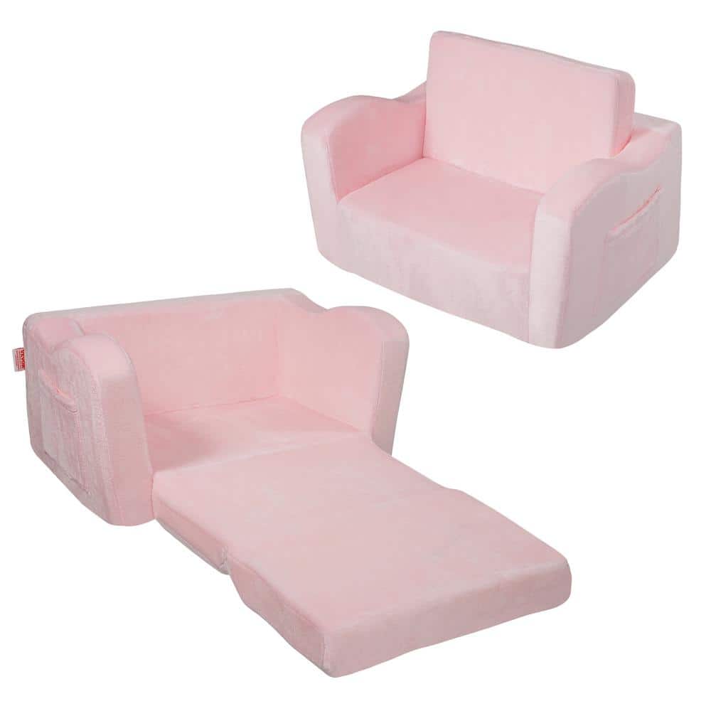 Kids Couch Pink Plastic Outdoor Rocking Chair with CushionGuard Pink Cushion, Toddler Chairs Comfy, Toddler Couch price history on PriceWatchPro