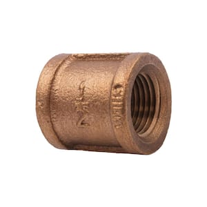 1/2 in. Red Brass Coupling