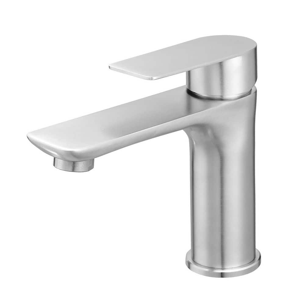 Tria Single-Handle Single Hole Bathroom Sink Faucet Low-Arc Bathroom Faucet in Brushed Nickel price history on PriceWatchPro