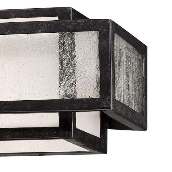 4-Light Aged Charcoal Bath Light