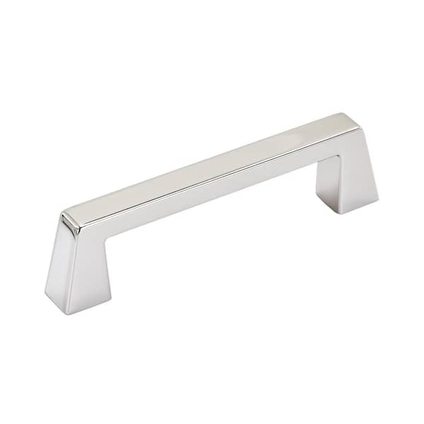 Amerock Blackrock 3-3/4 in. (96mm) Modern Polished Chrome Arch Cabinet Pull