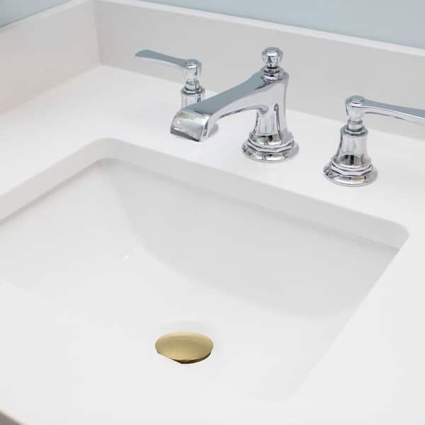 Pop-Up Bathroom Sink Drain without Overflow