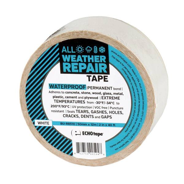 ECHOtape 2 in. x 13.3 yds. White All Weather Repair Tape