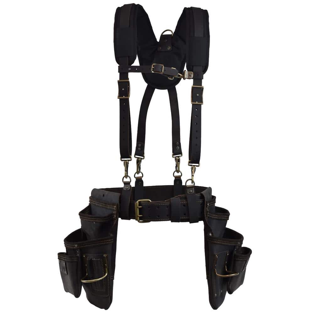 OX TOOLS Pro Oil-Tanned Leather Framing Rig with Suspenders OX-P263609 ...