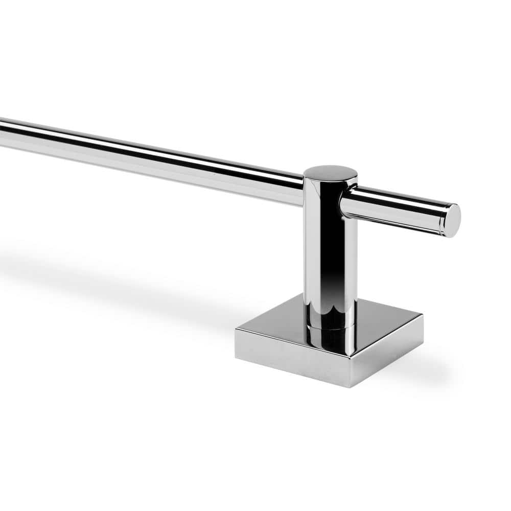 Chester Polished Chrome 27.7" Wall Mounted Towel Bar