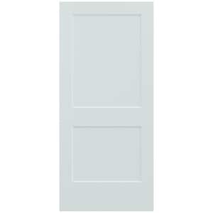 JELD-WEN 32 in. x 80 in. Monroe Driftwood Painted Smooth Solid Core ...