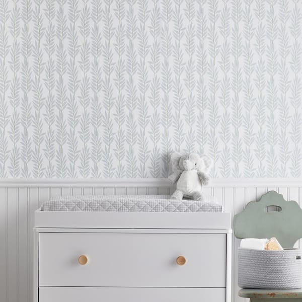 Vine Gray Peel and Stick Removable Wallpaper Panel (covers approx. 26 sq. ft.)