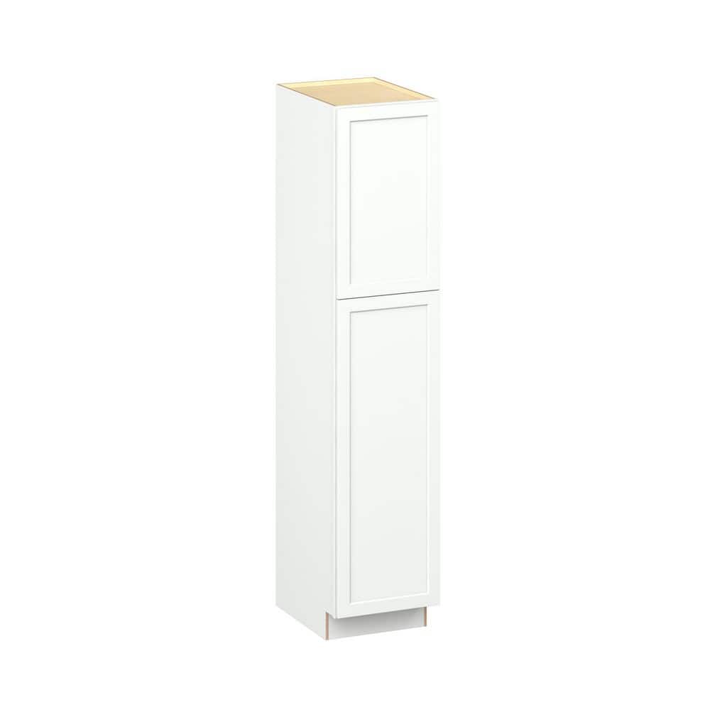 Emerson Pure White Pantry with Right door Ready to Assemble with 3 Adjustable Shelf (18 in. W x 84-in. H x 24-in. D) price history on PriceWatchPro