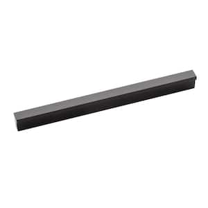 Streamline 6-5/16 in. (160 mm) Center-to-Center Flat Onyx Cabinet Pull (10-Pack)