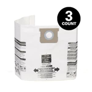 General Debris VF2005 Wet Dry Vac Dry Pick-up Only Dust Collection Bags for 10-14 Gal. Shop-Vac Brand Shop Vacuums (3pk)