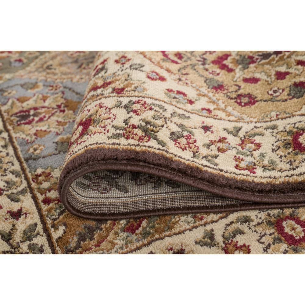 Traditional Multicolor Synthetic 5' x 7' Area Rug