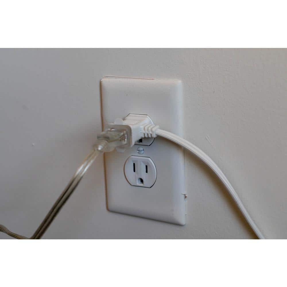 Woods Easy Switch 15 ft. White Indoor Extension Cord with Remote