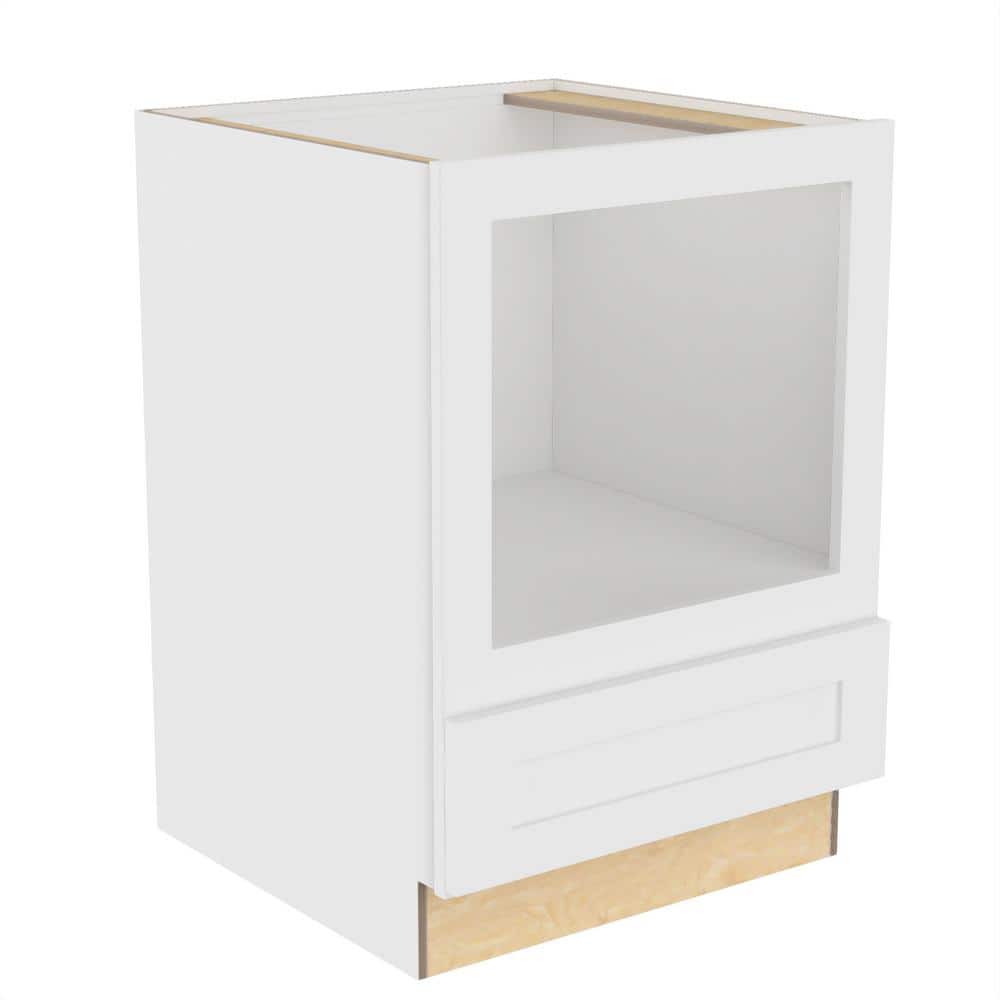 Newport 24 in. W x 24 in. D x 34.5 in. H Assembled Plywood Microwave Base K