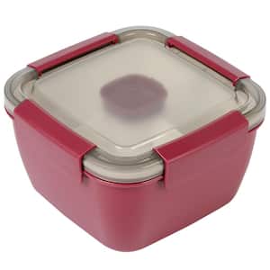 BergHOFF 2 Qt. Leo Pink Glass Pasta Container 3950120 - The Home Depot