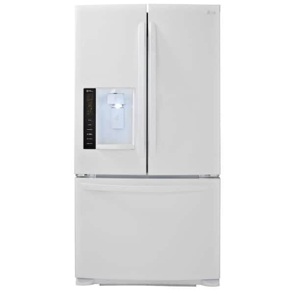 LG 24.1 cu. ft. French Door Refrigerator in White