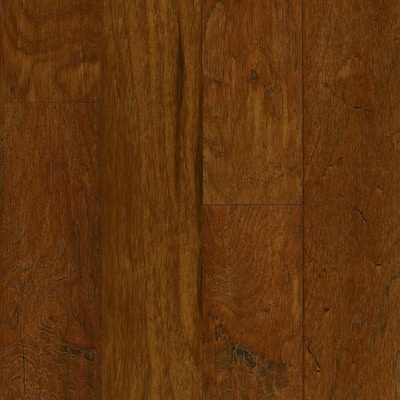 American Vintage Apple Cinnamon Hickory 3/8 in. T x 5 in. W Hand Scraped Engineered Hardwood Flooring (25 sqft/case)