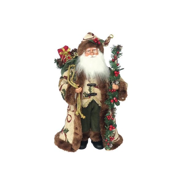 Santa's Workshop 15 in. Holly Claus 7280 - The Home Depot