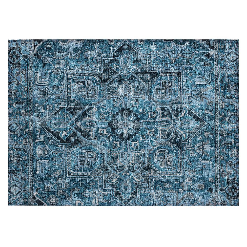 Addison Rugs Chantille ACN570 Blue 1 ft. 8 in. x 2 ft. 6 in. Machine ...