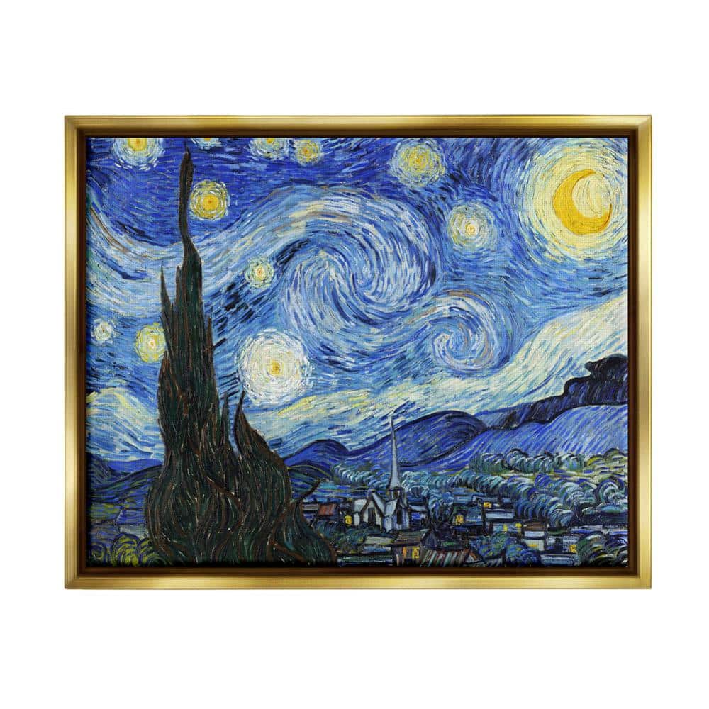 The Stupell Home Decor Collection Van Gogh Starry Night Impressionist ...