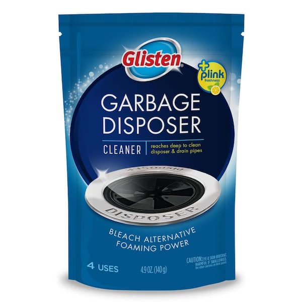 Glisten 4.9 oz. 4-Count Lemon Scent Garbage Disposer Foaming Cleaner