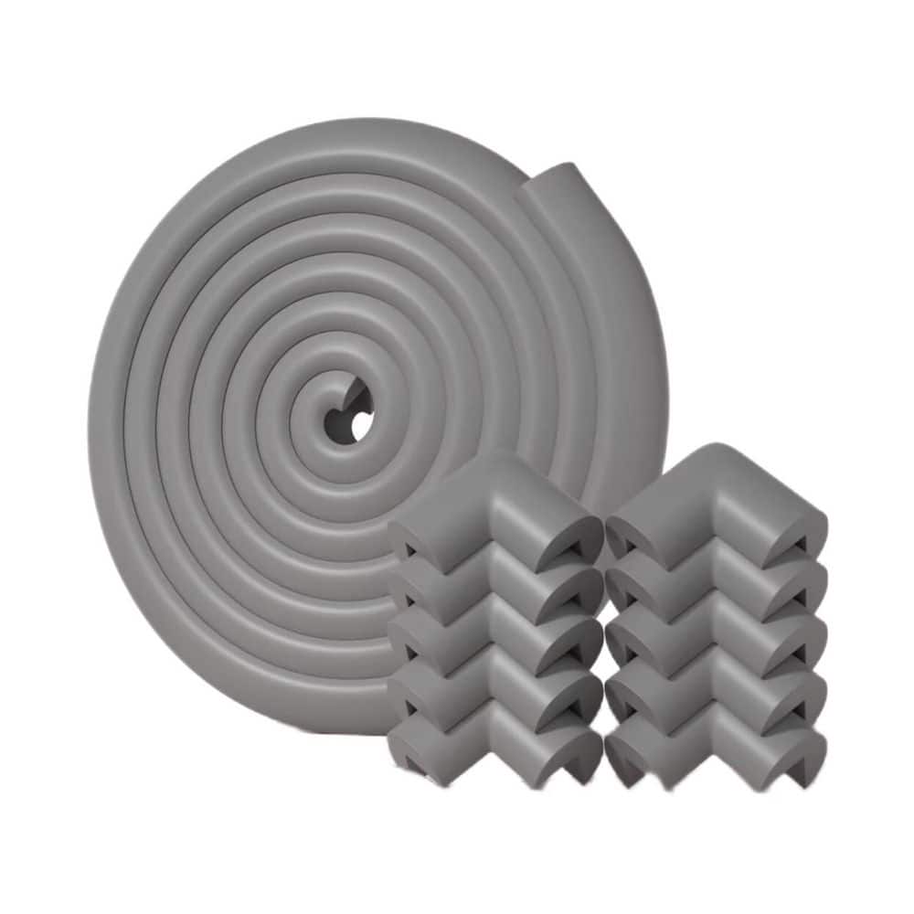 0.47 in. x 1.38 in. x 16.4 ft. Gray Wall Corner Protector with 10 Corners, Composite Rubber Foam Drywall Corner Bead price history on PriceWatchPro