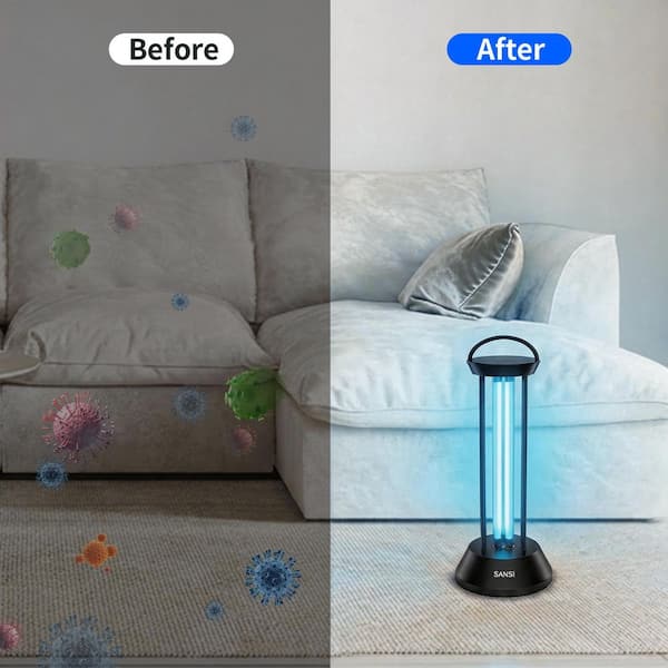SANSI 42W Ozone Free UV Sanitizer Light with Remote 254nm