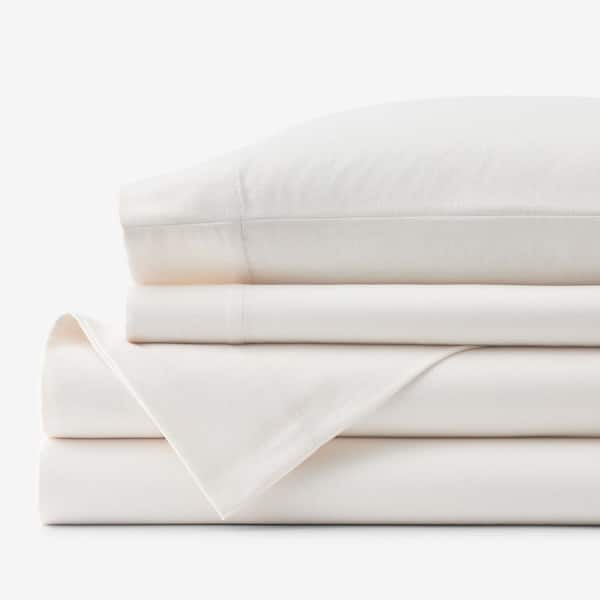 The Company Store Legends Hotel 3-Piece Cream Velvet Flannel Twin Sheet Set
